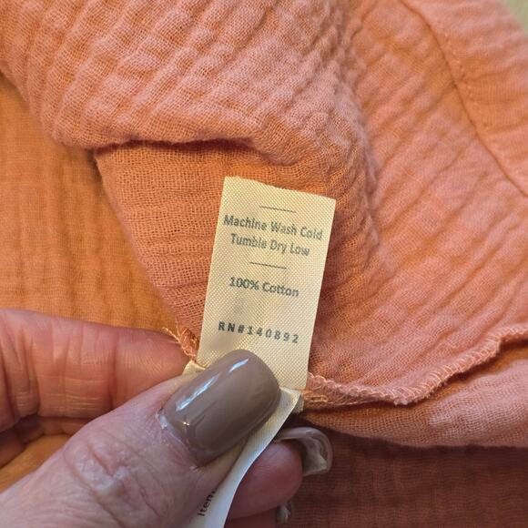 Marine Layer Tank Top Womens Size Medium Rosette Pink Feminine Coquette Romantic - Picture 5 of 8